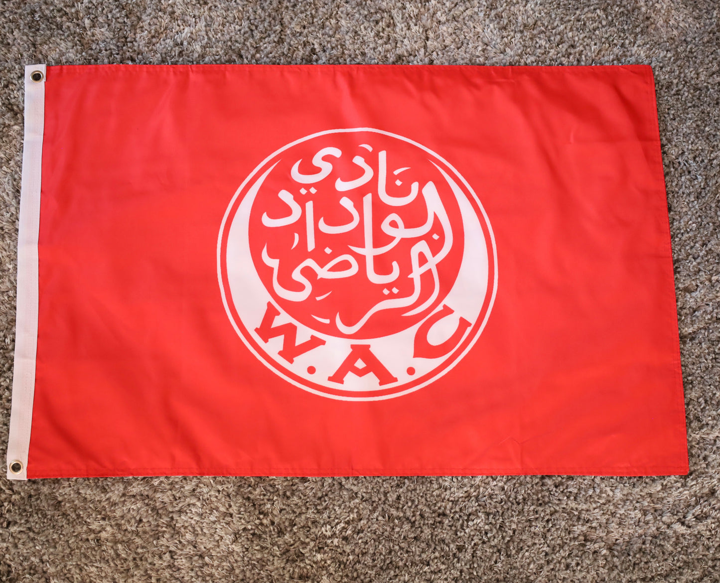 Morocco National Flag and Al Wydad SC Double Sided Flags 2*3 Ft