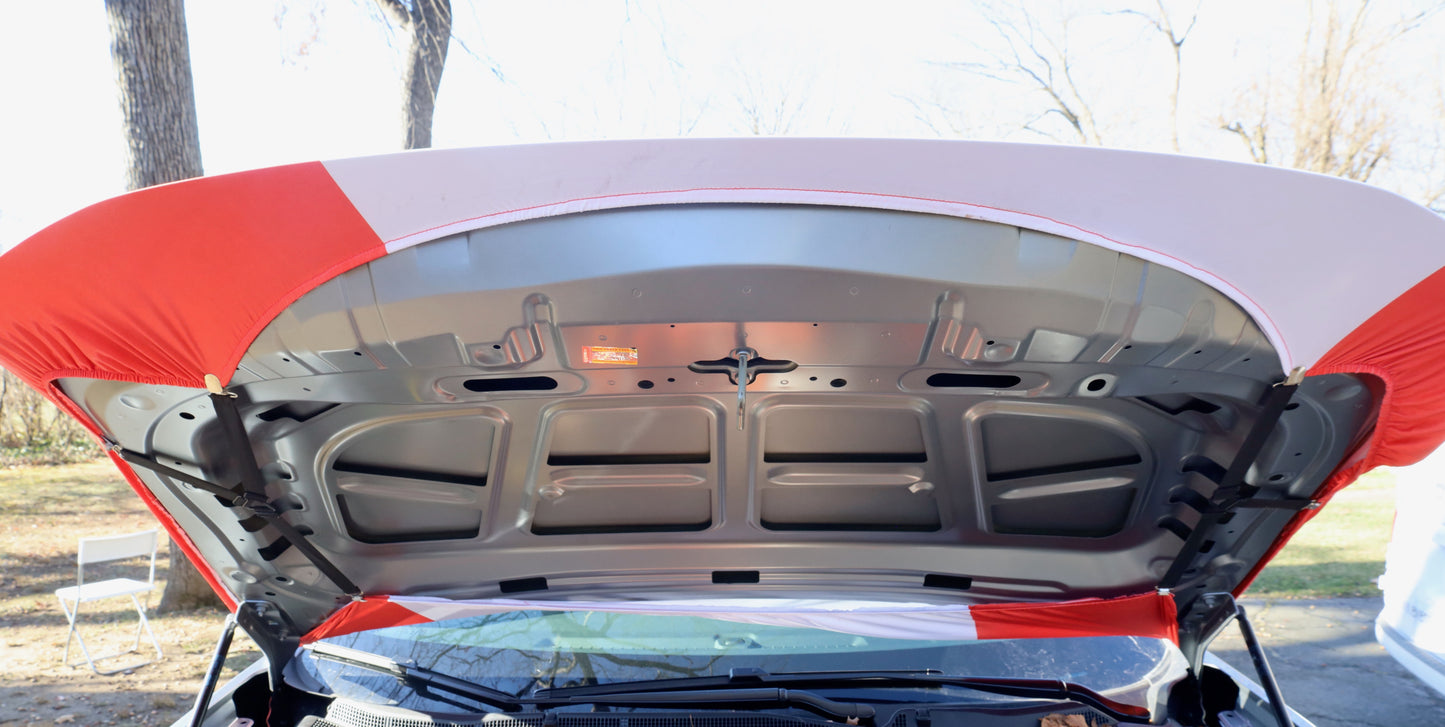 American Flag Car Hood Cover, Patriotic Auto Hood Protector, Stars and Stripes Design