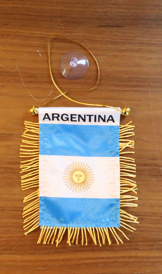 Car Mini Flag - Argentina