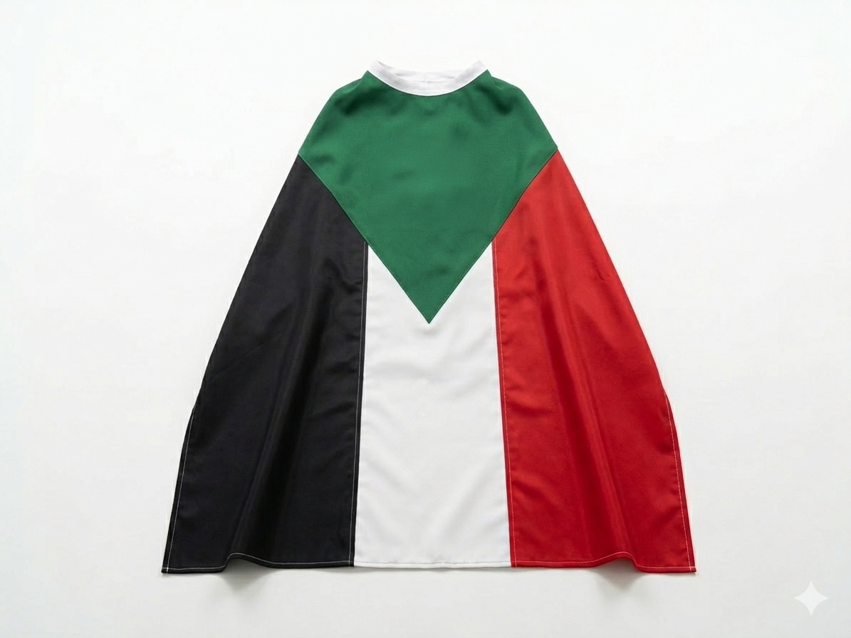 Sudan Cape Cloak Flag