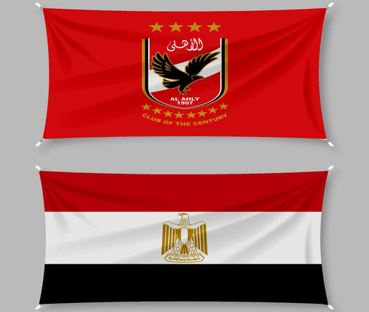 Al Ahly SC Double Sided Egypt National Flag Two Sided