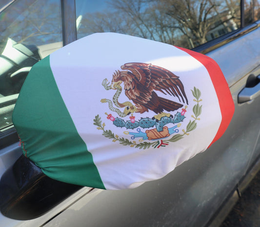 Mexico Flag Car Mirror Cover â€“ National Team Fan Accessory