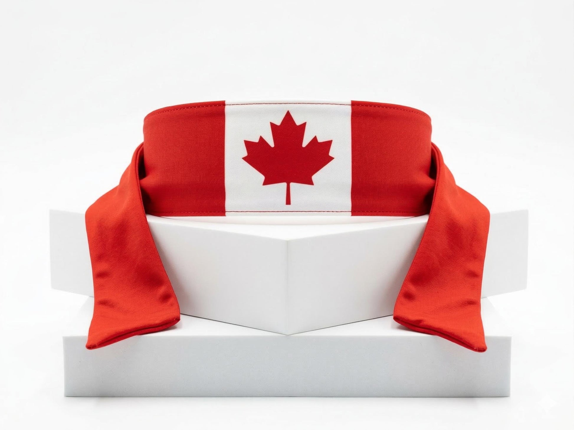Canada Headband, Patriotic Sports Fan Hair Accessory, Canada Day Wear