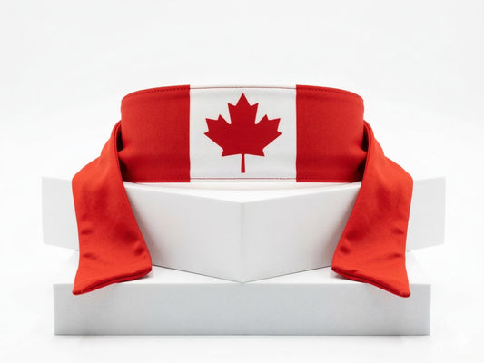 Canada Headband, Patriotic Sports Fan Hair Accessory, Canada Day Wear